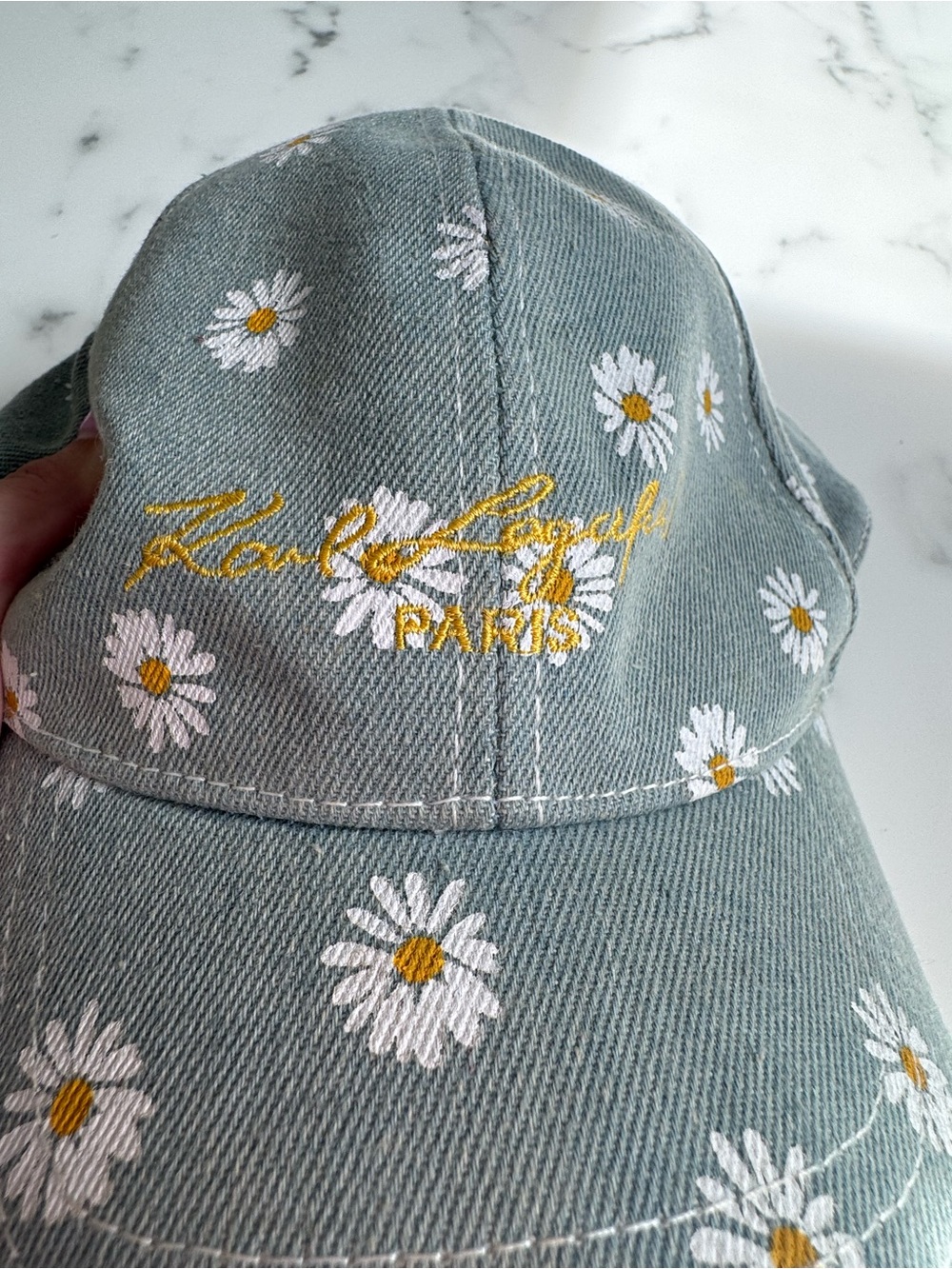 Karl Lagerfeld Embroidered Cap